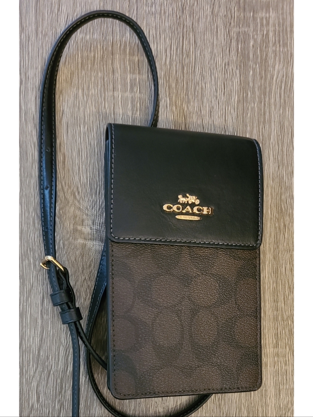 🆕️ COACH North South Fawn Crossbody Smartphone Shoulder Bag Quiet Luxury - Picture 10 of 11